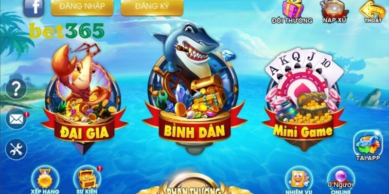 Các phòng game bắn cá thần tài