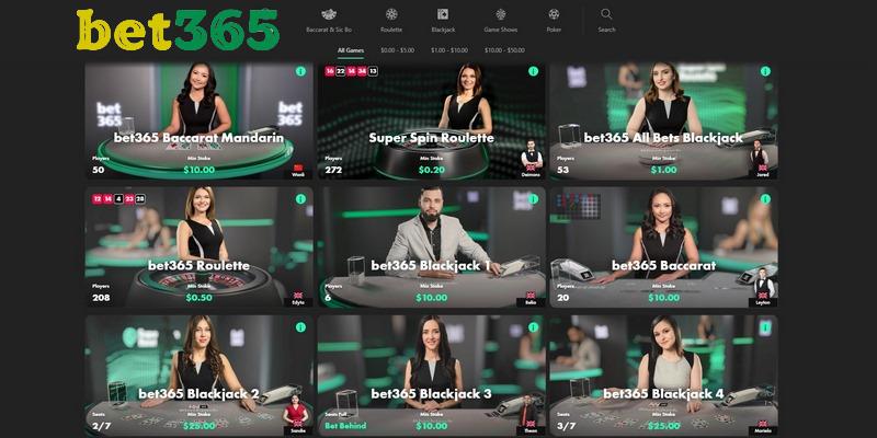 Giới thiệu casino Bet365