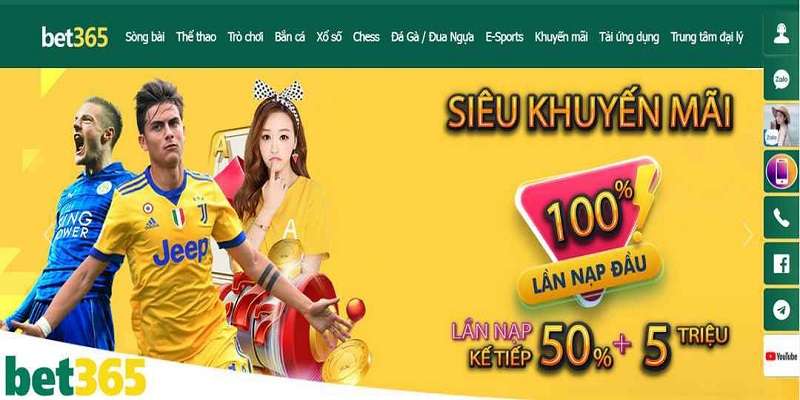 Lợi ích của khuyến mãi Bet365